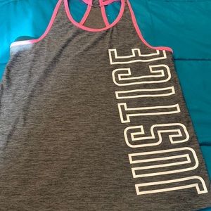 JUSTICE girls tank top ⭐️